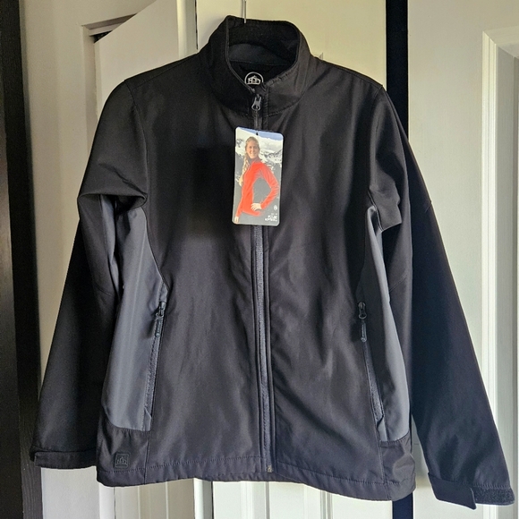 Stormtech Performance jacket women's pulse softshell size M black/granite new - Picture 2 of 10